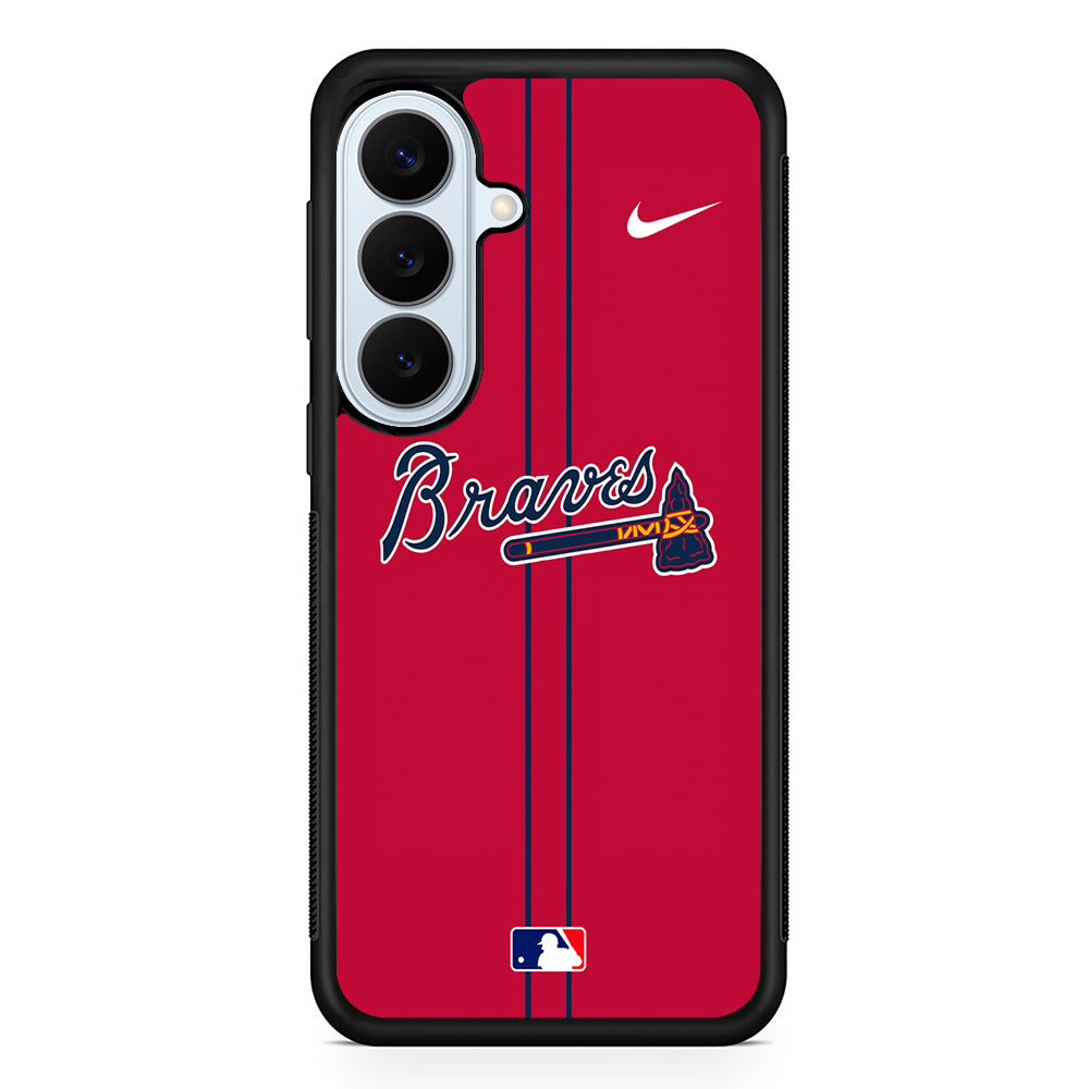 MLB Atlanta Braves Red Nike Samsung Galaxy S26 Plus Case | Lightweight Protective Phone Cover