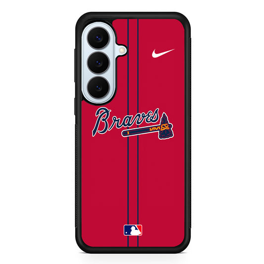 MLB Atlanta Braves Red Nike Samsung Galaxy S26 Plus Case | Lightweight Protective Phone Cover