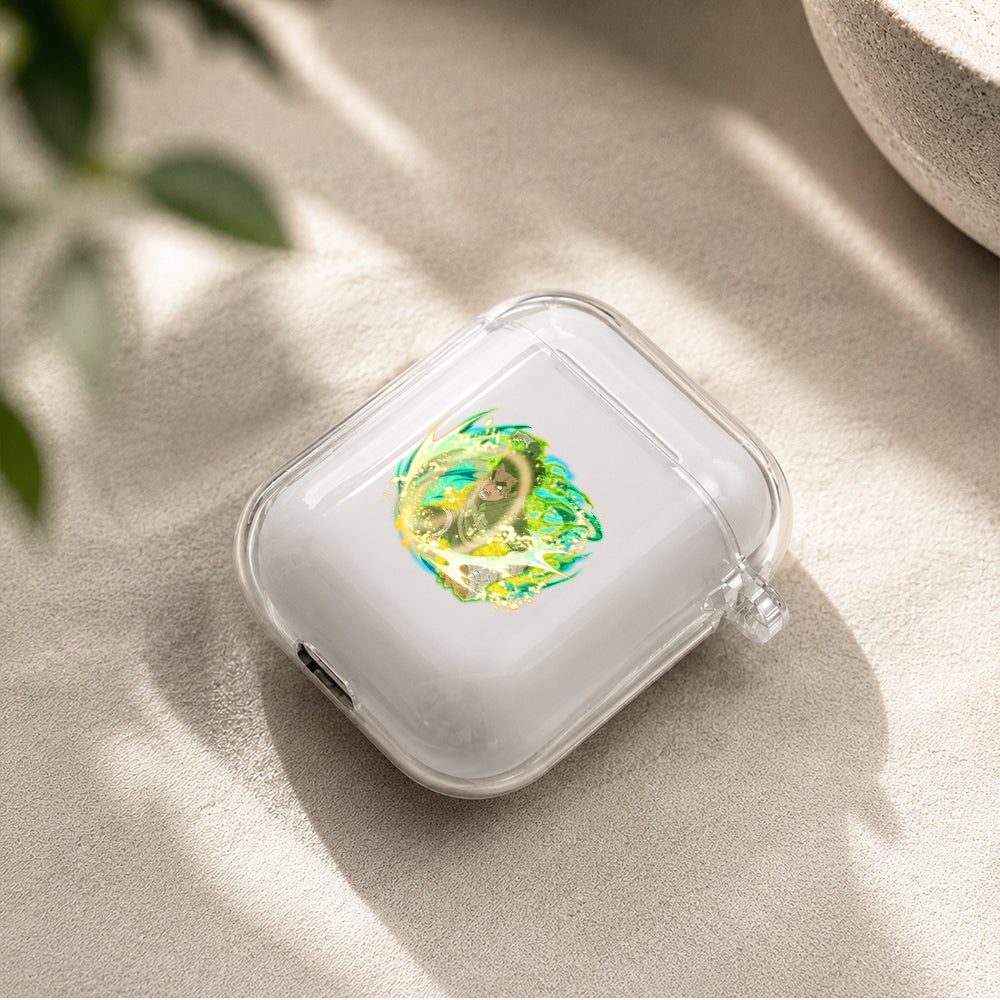 Rock Lee Ultimate Jutsu Protective Clear Case Cover For Apple Airpods | Soft Silicone AirPods 1 / 2 Case | Protective Cover
