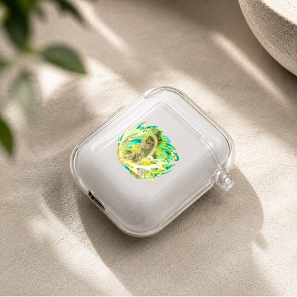Rock Lee Ultimate Jutsu Protective Clear Case Cover For Apple Airpods | Soft Silicone AirPods 1 / 2 Case | Protective Cover