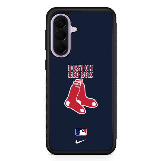 MLB Boston Red Sox Navy Nike Samsung Galaxy A37 Case | Samsung Galaxy A37 Rubber Protective Case