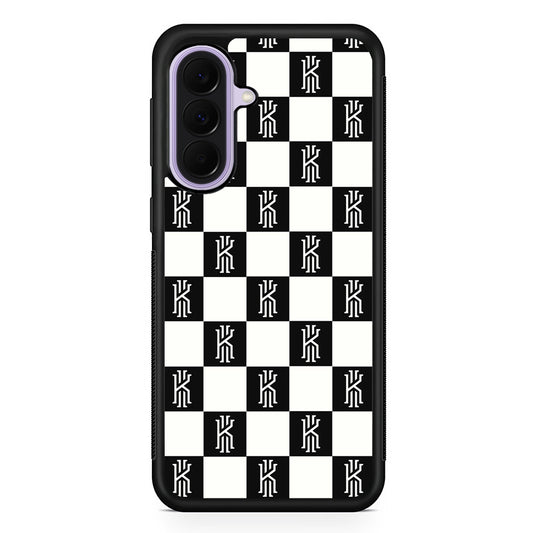 Kyrie Irving Chess Pattern Samsung Galaxy A37 Case | Samsung Galaxy A37 Rubber Protective Case