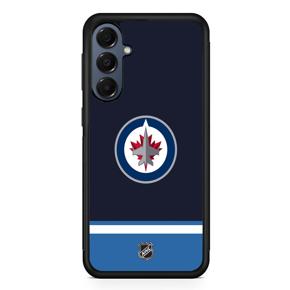 NHL Winnipeg Jets Navy Samsung Galaxy A16 Case | Slim Protective Cover for Samsung Galaxy A16