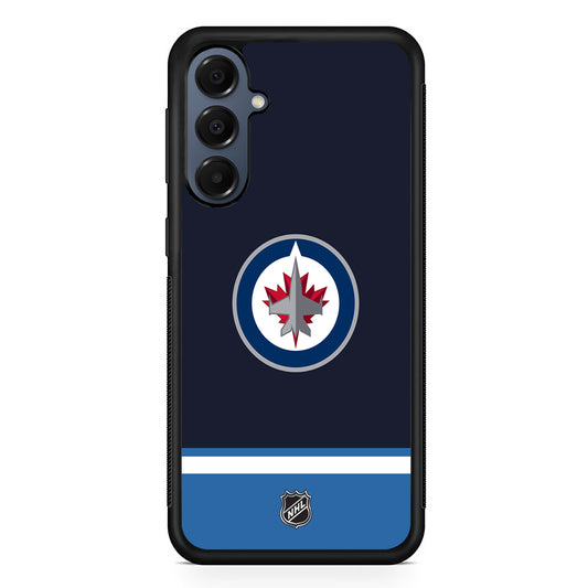 NHL Winnipeg Jets Navy Samsung Galaxy A16 Case | Slim Protective Cover for Samsung Galaxy A16