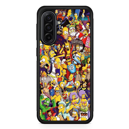 Simpson All Character Samsung Galaxy A17 Case | Durable Rubber Samsung Galaxy A17 Phone Case