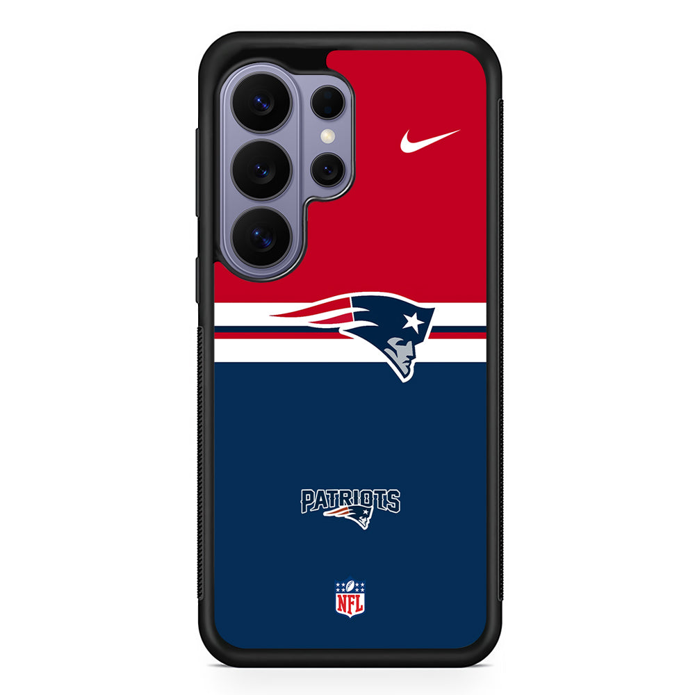 NFL New England Patriots Team Nike Samsung Galaxy S26 Ultra Case | Slim Durable Protective Cover