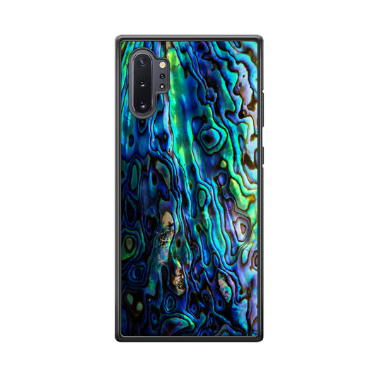 Abalone Shell Blue Samsung Galaxy Note 10 Plus Case-Phone Case-Rubber White (2D Case)-Altracase
