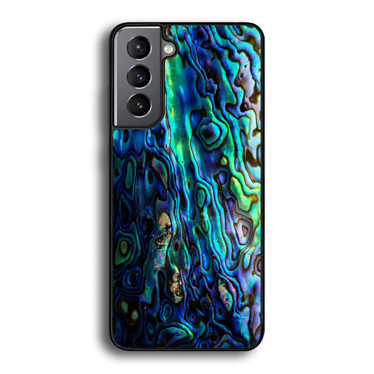 Abalone Shell Blue Samsung Galaxy S21 Case-Phone Case-3D Case-Altracase