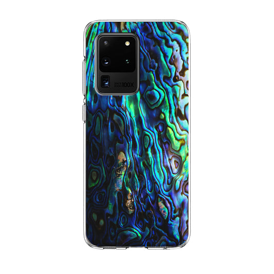 Abalone Shell Blue Samsung Galaxy S20 Ultra Case