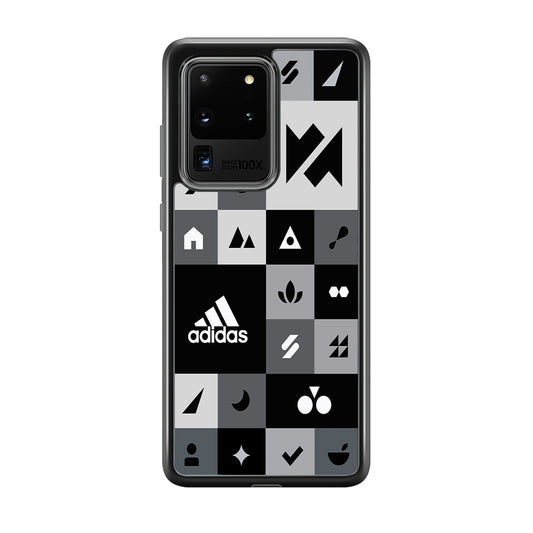 Adidas All Day Icon Design Samsung Galaxy S20 Ultra Case-Mobile Phone Case-Rubber Black (2D Case)-Altracase