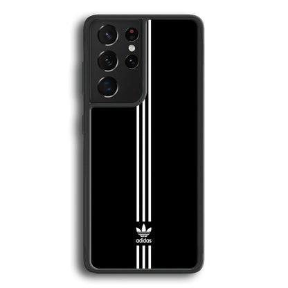 Adidas Black Three Lines Samsung Galaxy S23 Ultra Case