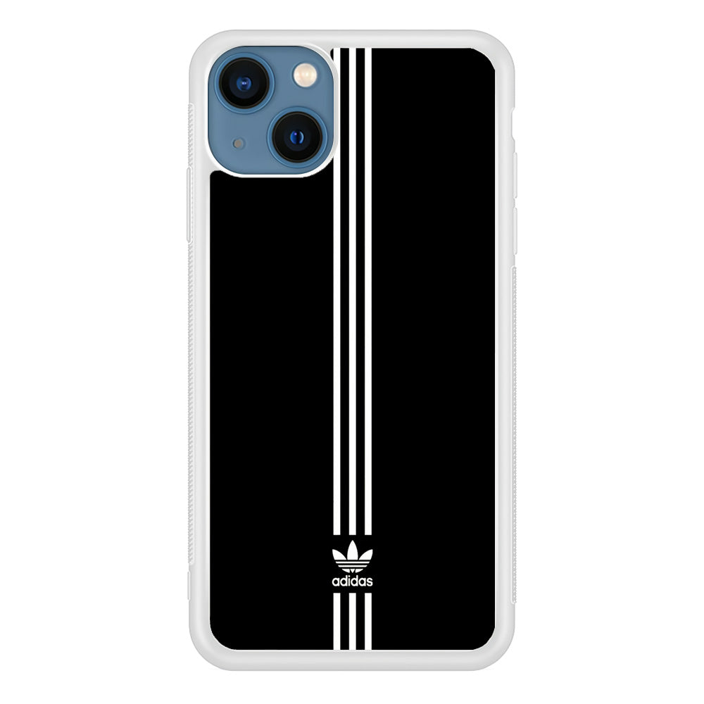 Adidas Black Three Lines iPhone 15 Plus Case