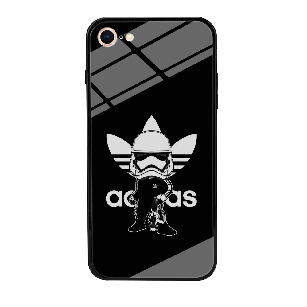 Adidas Chibi Stormtrooper iPhone SE 2020 Case