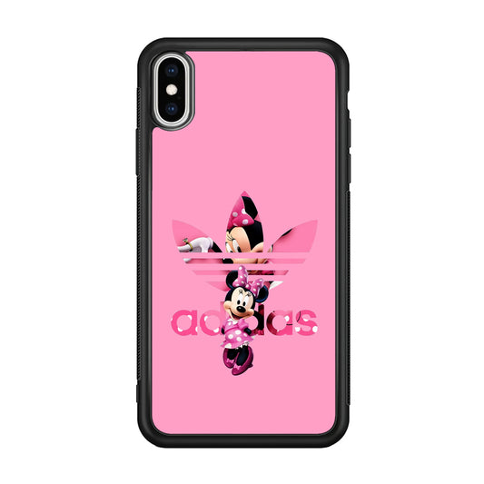 Adidas Cute Minnie Mouse iPhone Xs Case