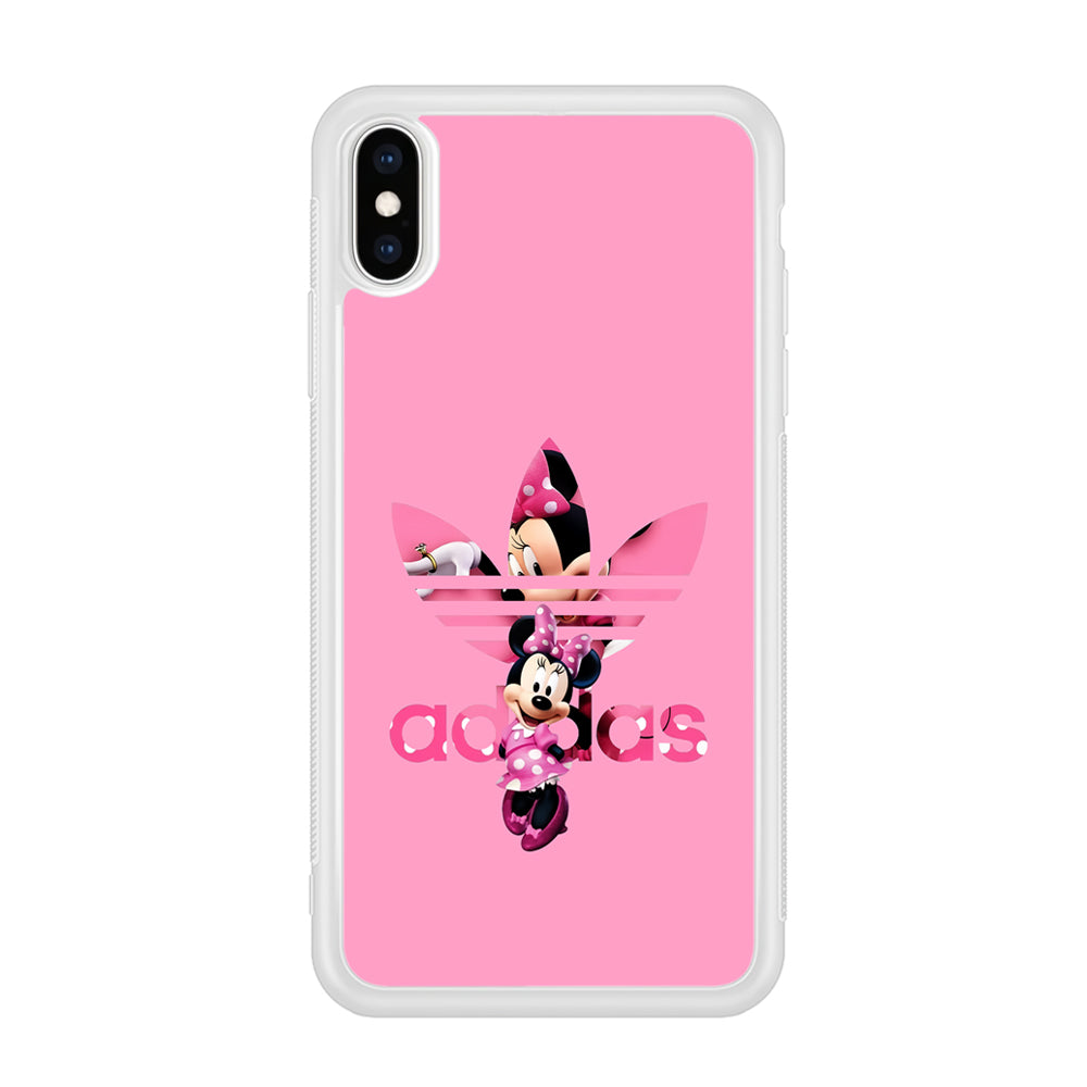 Adidas Cute Minnie Mouse iPhone Xs Case