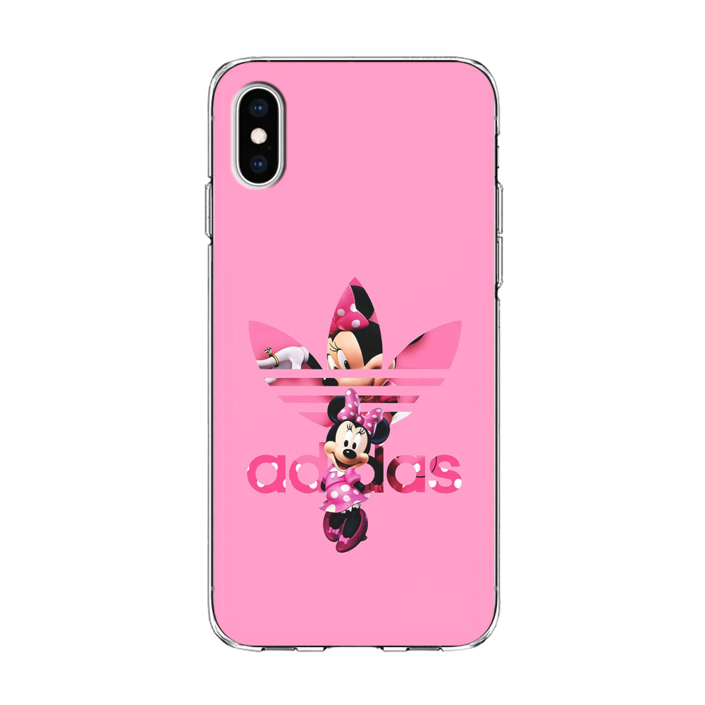 Adidas Cute Minnie Mouse iPhone Xs Case