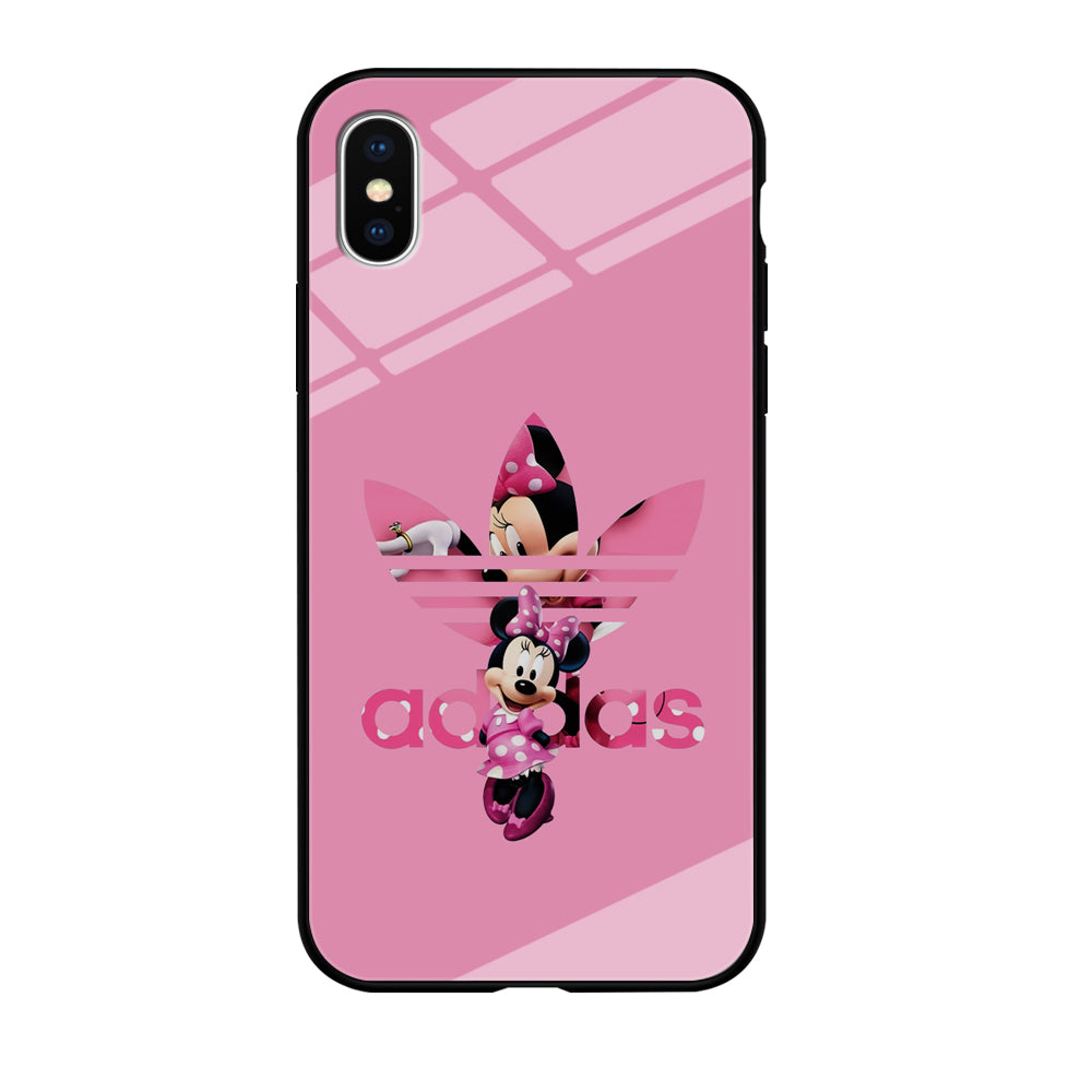 Adidas Cute Minnie Mouse iPhone Xs Case