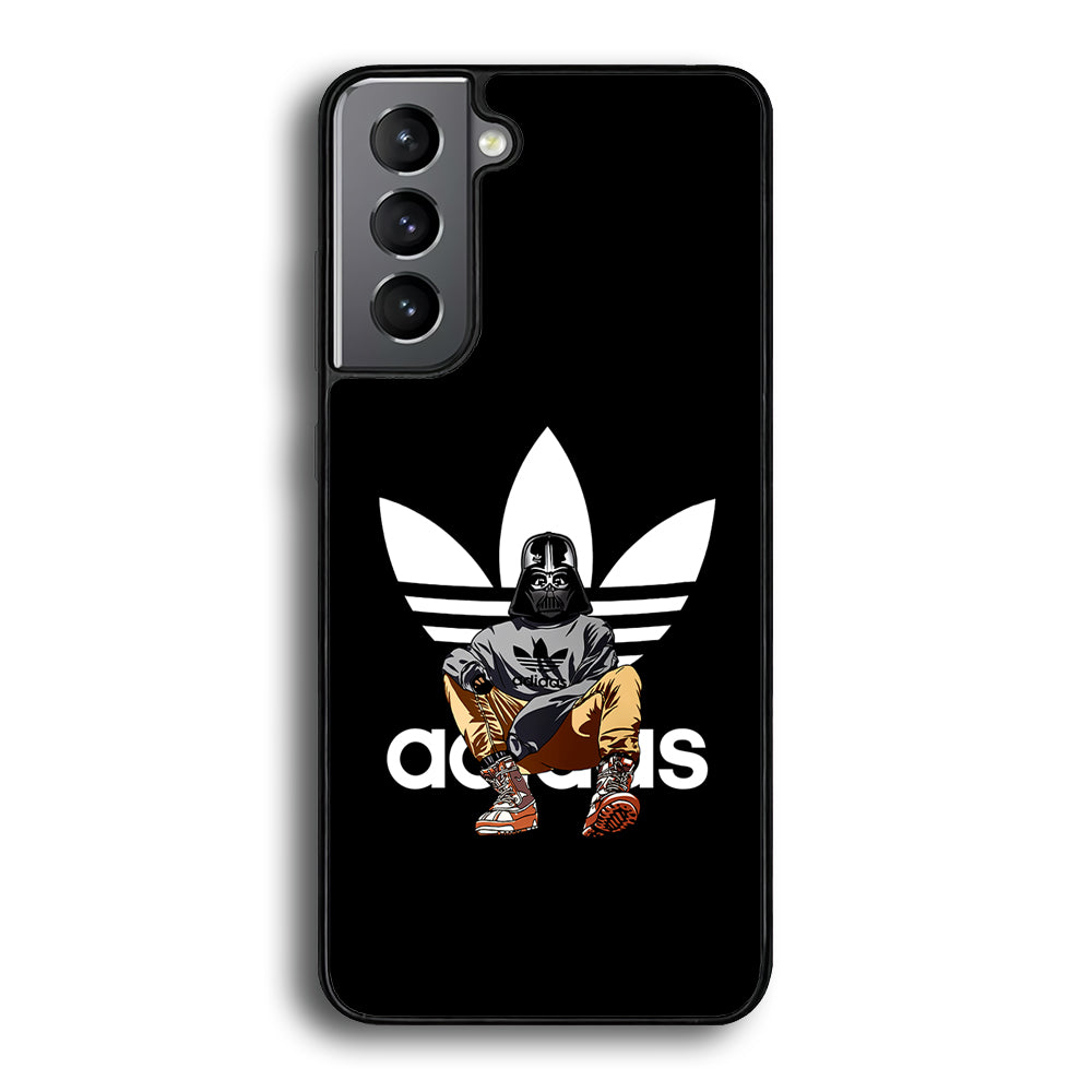 Adidas Darth Vader Samsung Galaxy A16 Case-Mobile Phone Case-Rubber Black (2D Case)-Altracase