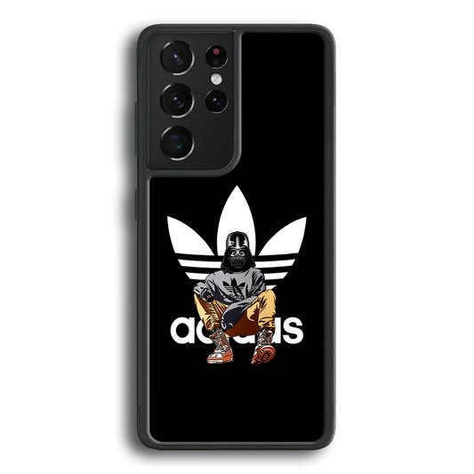 Adidas Darth Vader Samsung Galaxy S21 Ultra Case-Mobile Phone Case-Rubber Black (2D Case)-Altracase