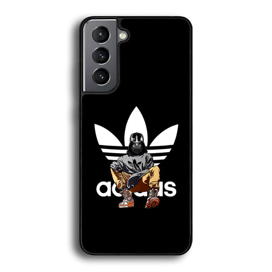 Adidas Darth Vader Samsung Galaxy S21 Plus Case-Mobile Phone Case-Rubber Black (2D Case)-Altracase