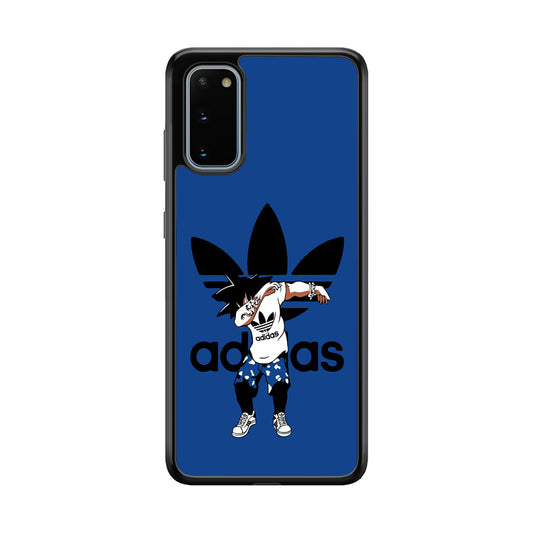 Adidas Dragon Ball Goku Dub Samsung Galaxy S20 Case-Mobile Phone Case-Rubber Black (2D Case)-Altracase