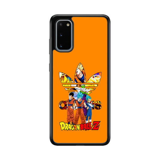 Adidas Dragon Ball Z Samsung Galaxy S20 Case-Mobile Phone Case-Rubber Black (2D Case)-Altracase