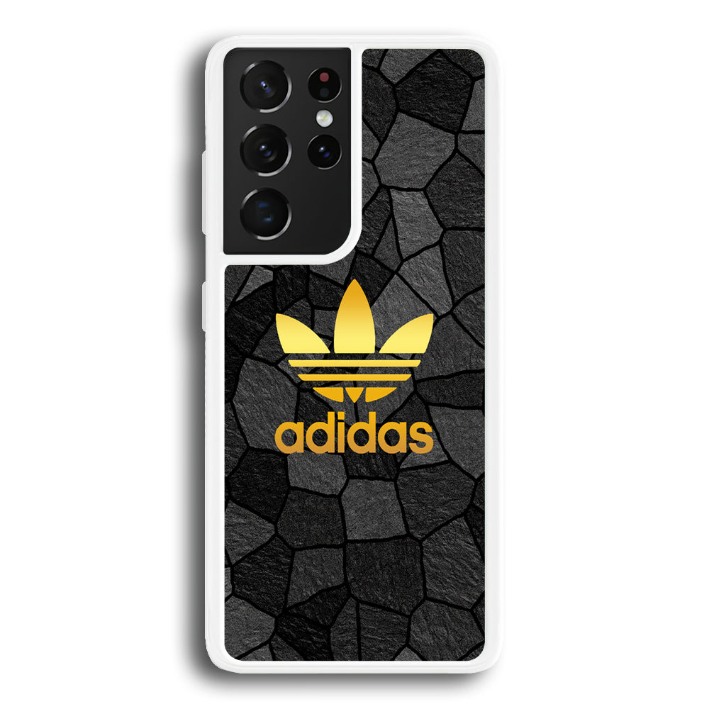 Adidas Gold Rock Patern Samsung Galaxy S23 Ultra Case