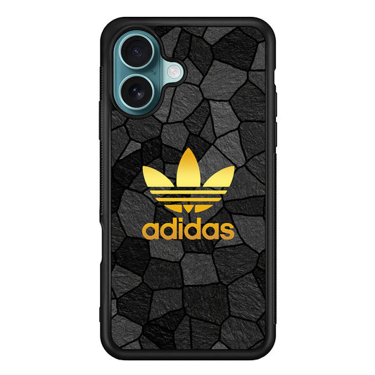 Adidas Gold Rock Patern iPhone 16 Plus Case - Altracase