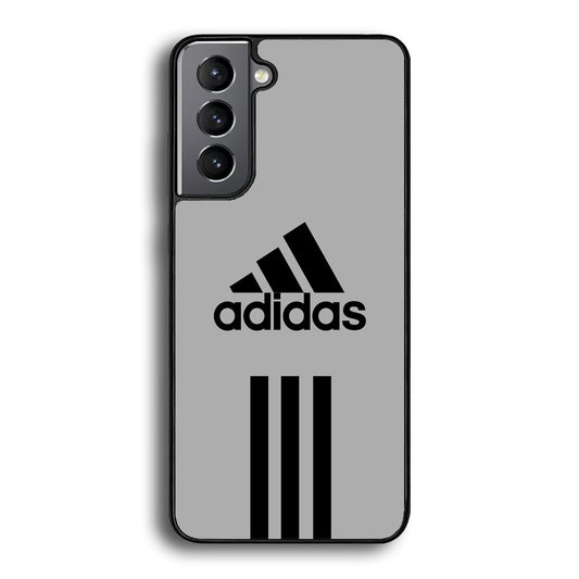 Adidas Gray Three Lines Samsung Galaxy A16 Case-Mobile Phone Case-Rubber Black (2D Case)-Altracase