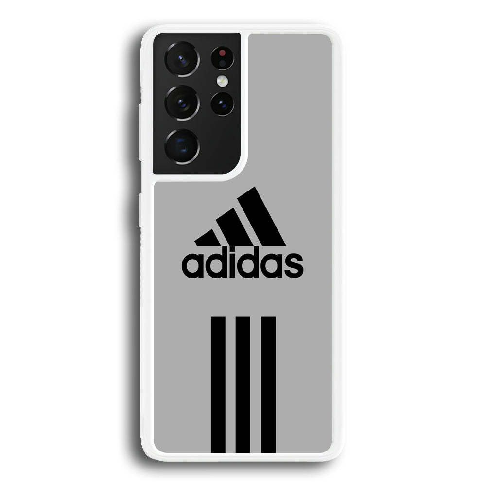 Adidas Gray Three Lines Samsung Galaxy S23 Ultra Case