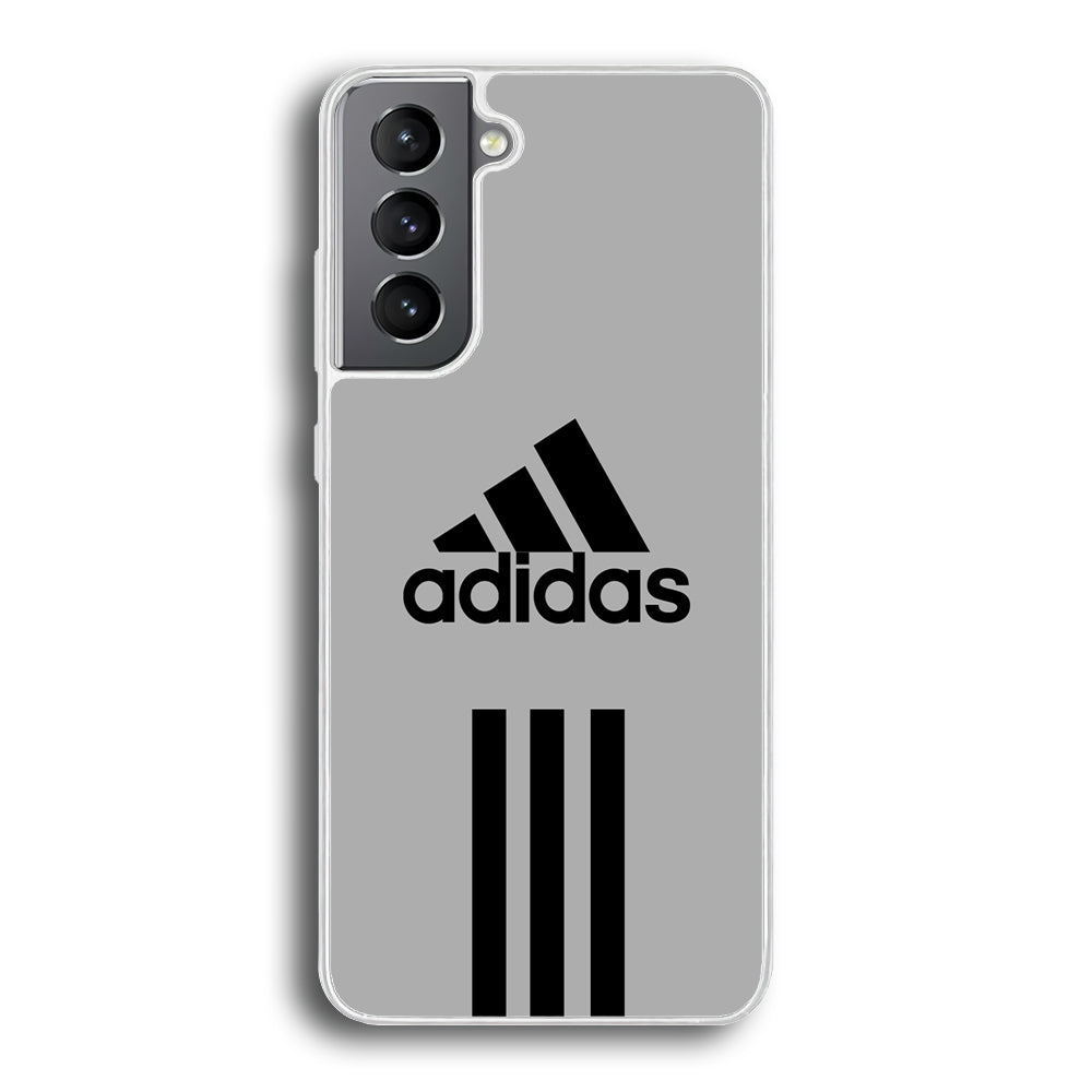 Adidas Gray Three Lines Samsung Galaxy S22 Case