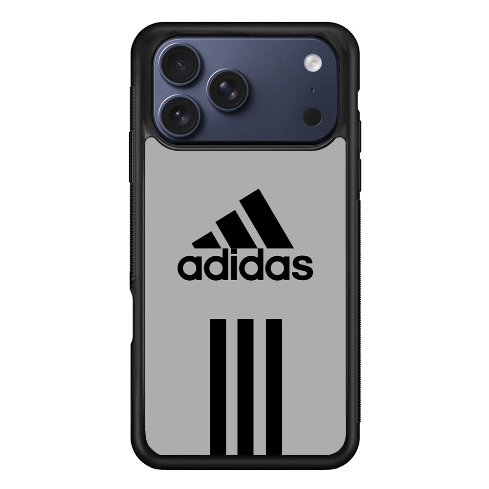 Adidas Gray Three Lines iPhone 17 Pro Max Case - Altracase