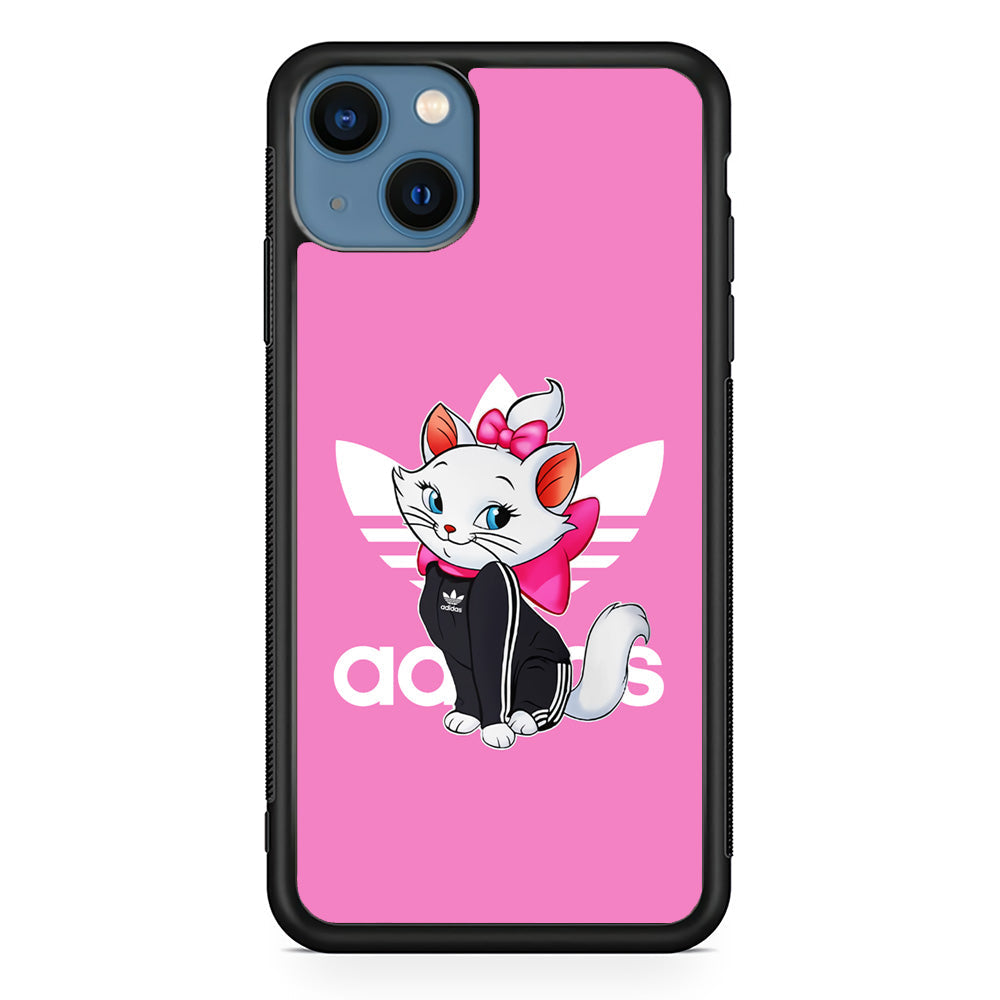 Adidas Marie The White Kitten iPhone 15 Plus Case-Mobile Phone Case-Altracase