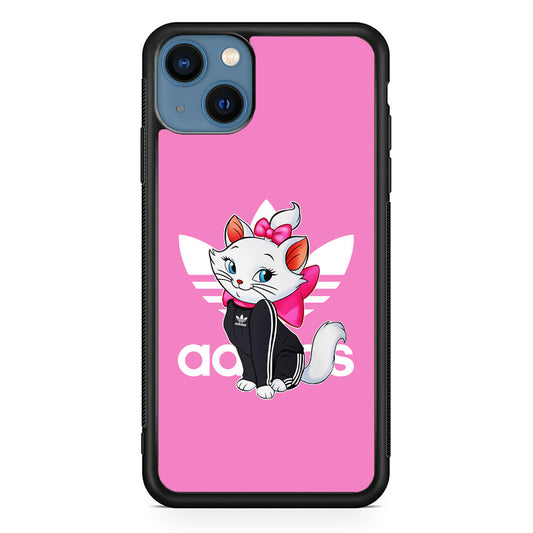 Adidas Marie The White Kitten iPhone 15 Plus Case-Mobile Phone Case-Altracase