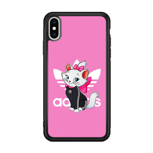 Adidas Marie The White Kitten iPhone Xs Max Case-Mobile Phone Case-Altracase