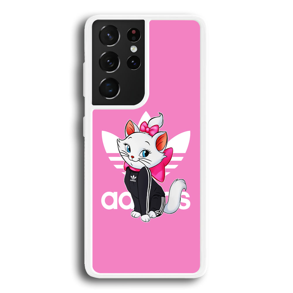 Adidas Marie The White Kitten Samsung Galaxy S23 Ultra Case