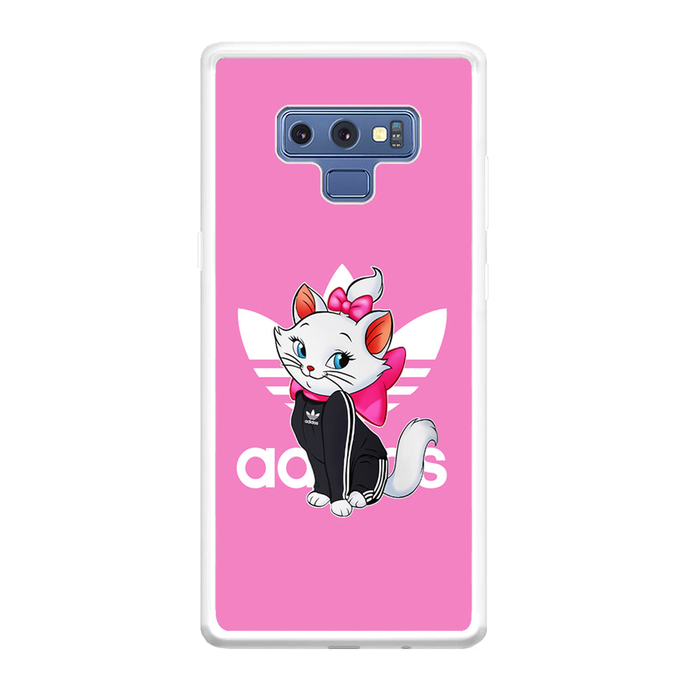 Adidas Marie The White Kitten Samsung Galaxy Note 9 Case