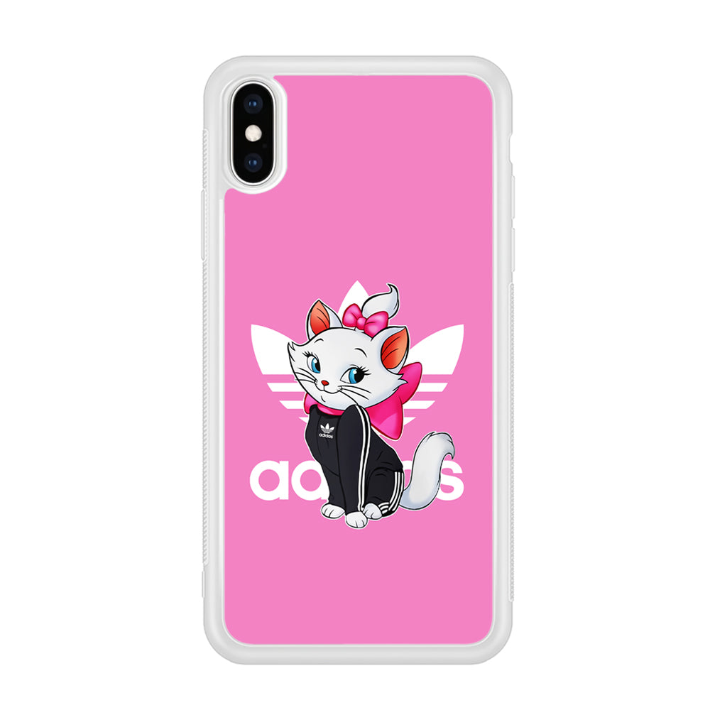 Adidas Marie The White Kitten iPhone Xs Case