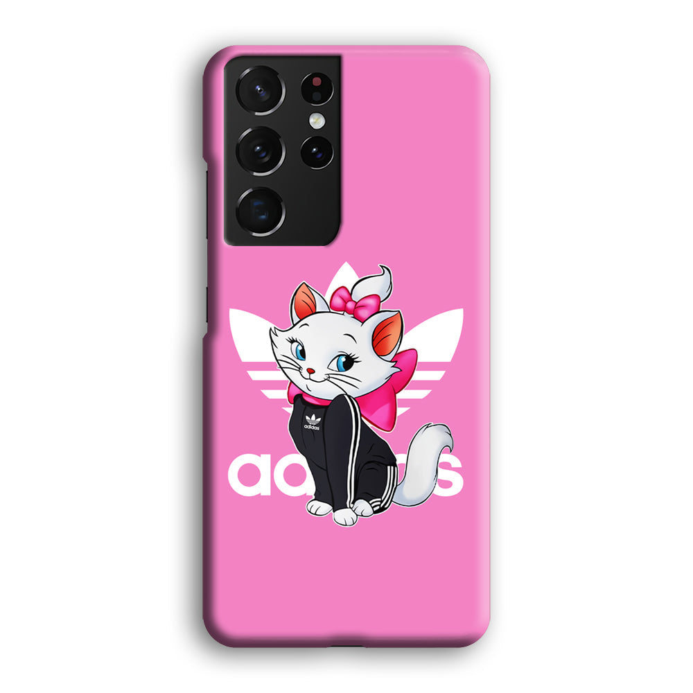 Adidas Marie The White Kitten Samsung Galaxy S23 Ultra Case