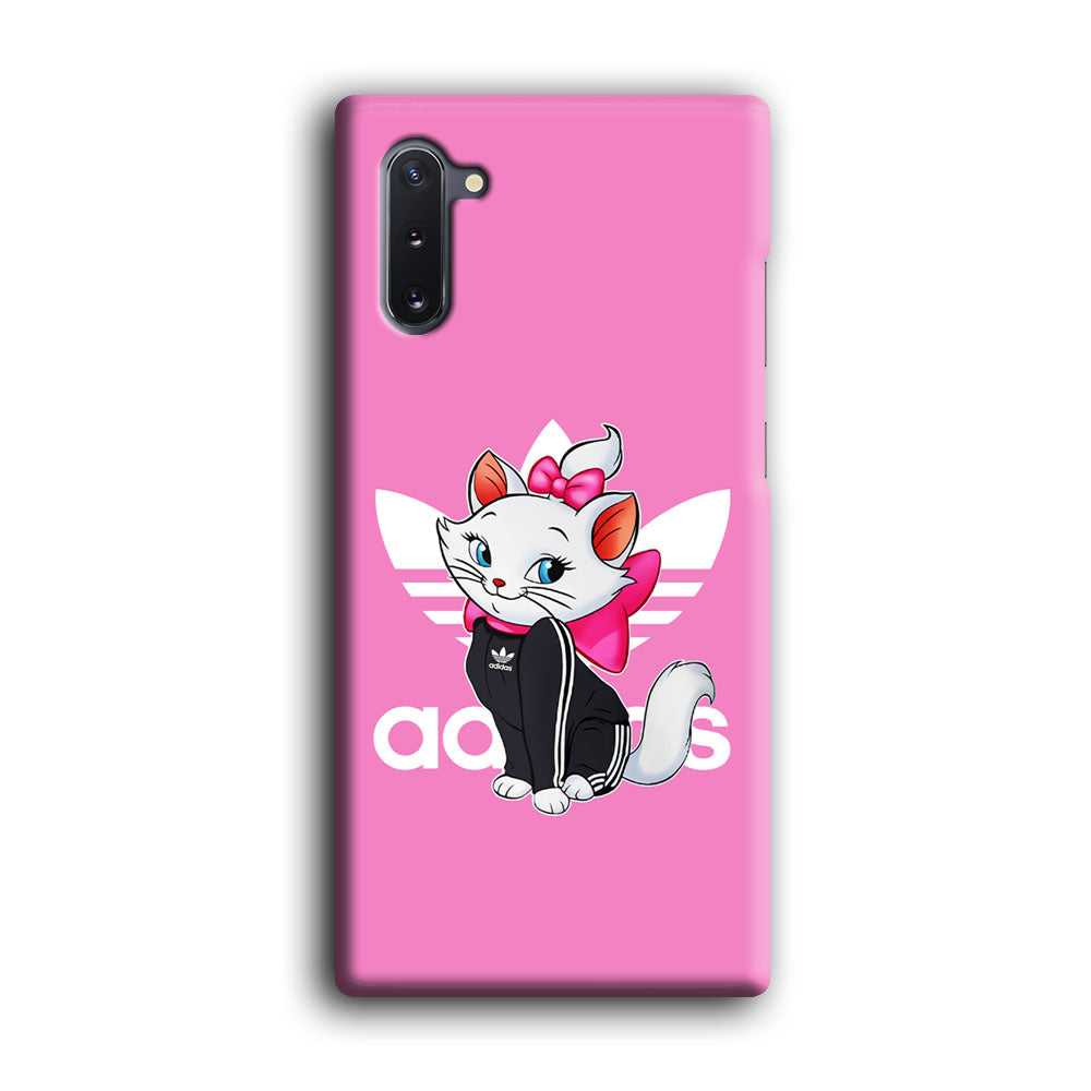 Adidas Marie The White Kitten Samsung Galaxy Note 10 Case