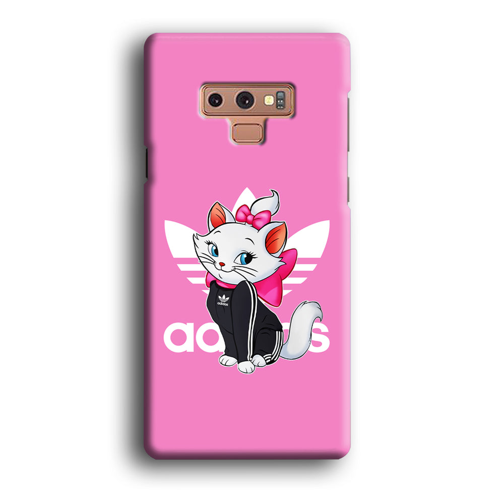 Adidas Marie The White Kitten Samsung Galaxy Note 9 Case