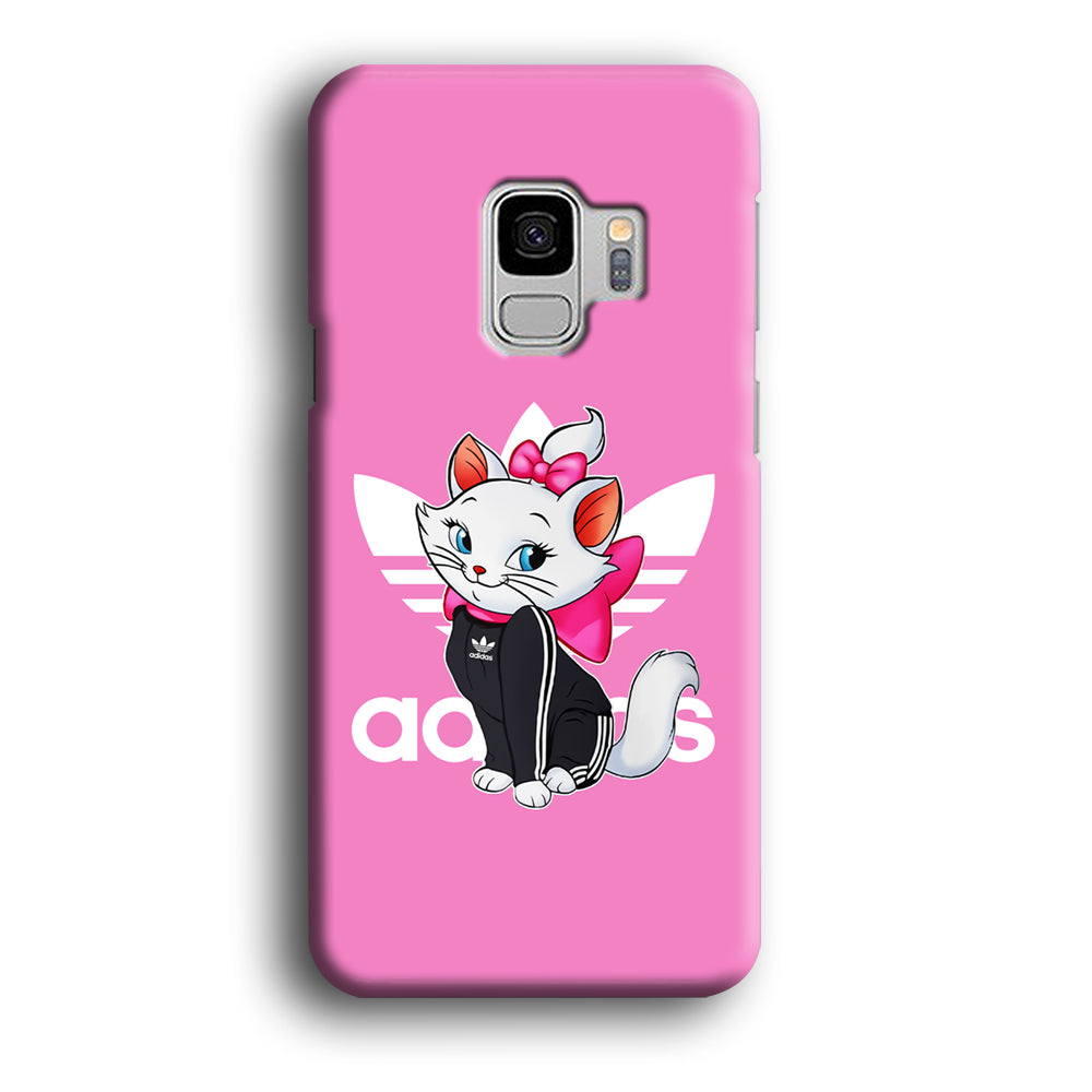 Adidas Marie The White Kitten Samsung Galaxy S9 Case