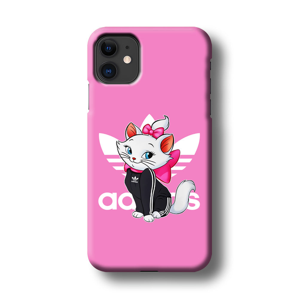 Adidas Marie The White Kitten iPhone 11 Case