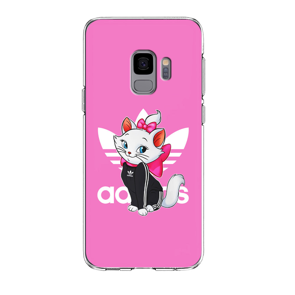 Adidas Marie The White Kitten Samsung Galaxy S9 Case