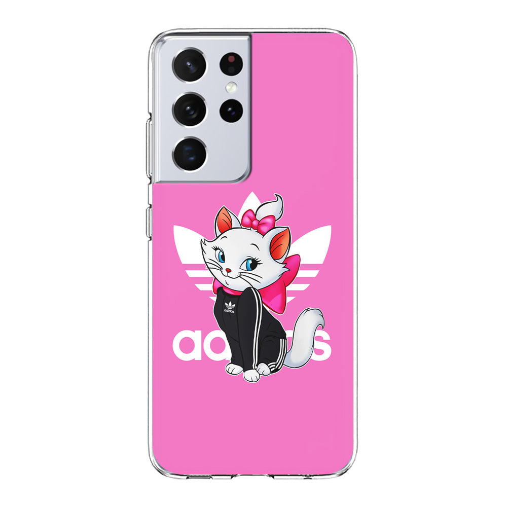 Adidas Marie The White Kitten Samsung Galaxy S23 Ultra Case