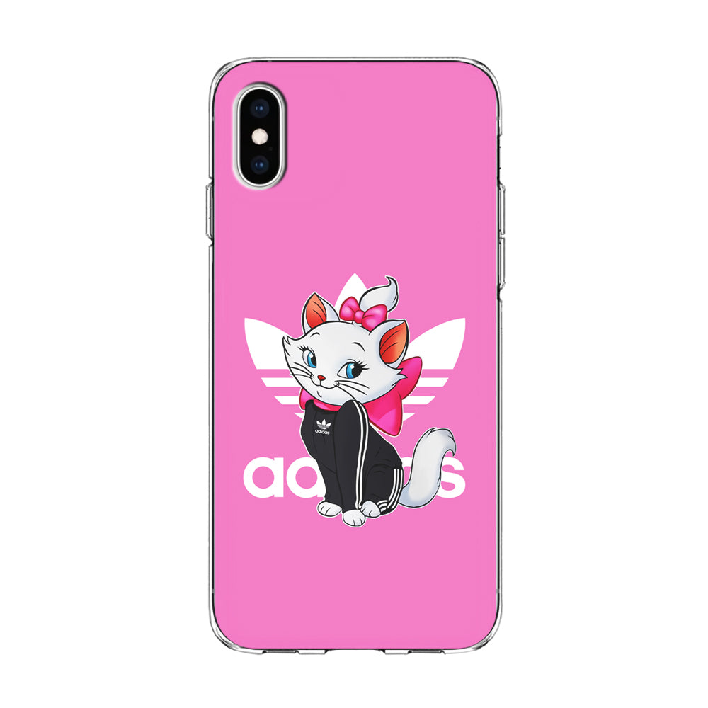 Adidas Marie The White Kitten iPhone Xs Case