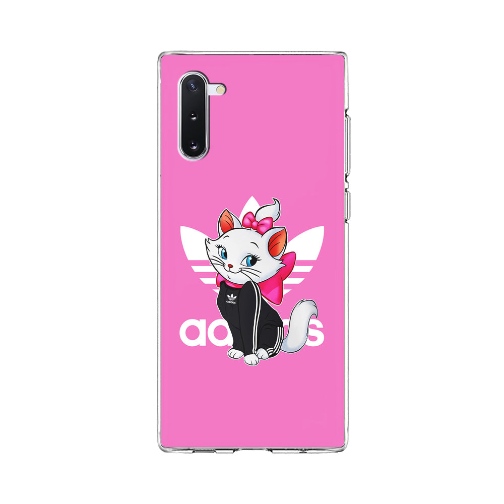 Adidas Marie The White Kitten Samsung Galaxy Note 10 Case