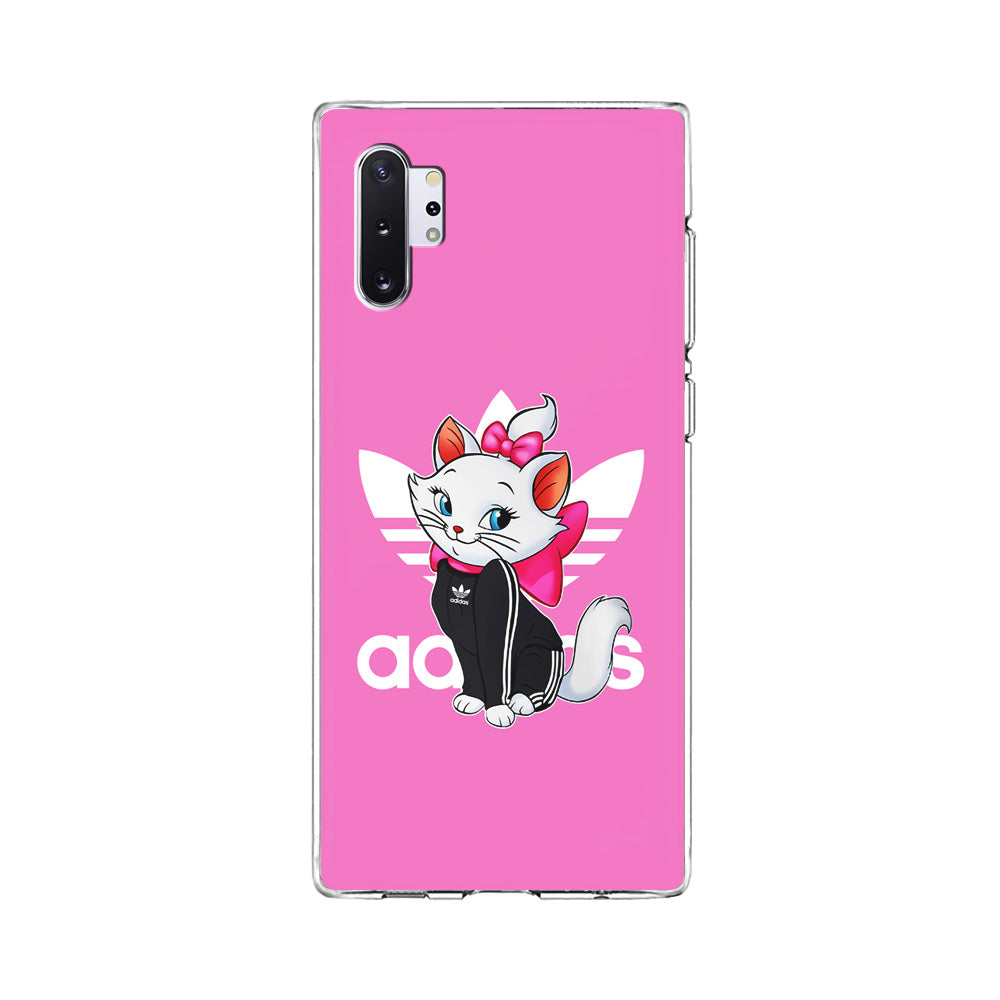 Adidas Marie The White Kitten Samsung Galaxy Note 10 Plus Case