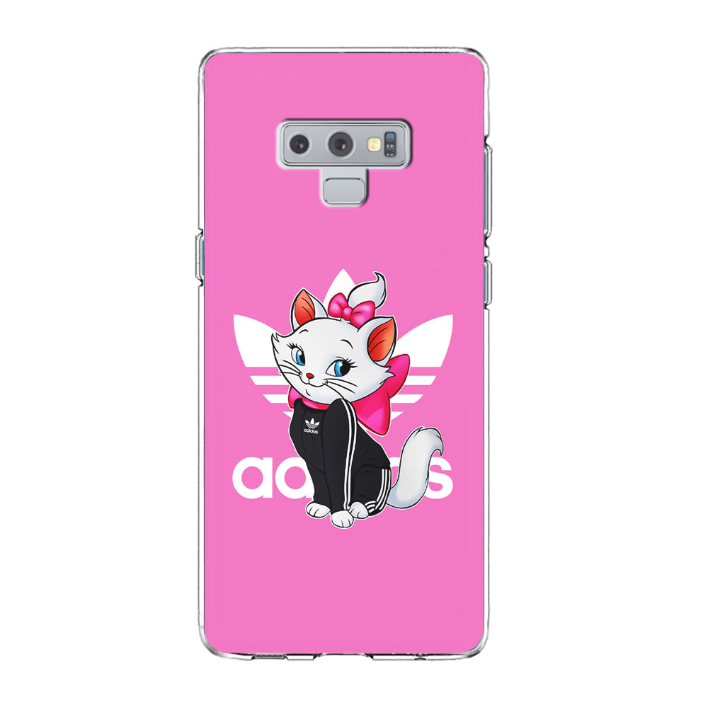 Adidas Marie The White Kitten Samsung Galaxy Note 9 Case