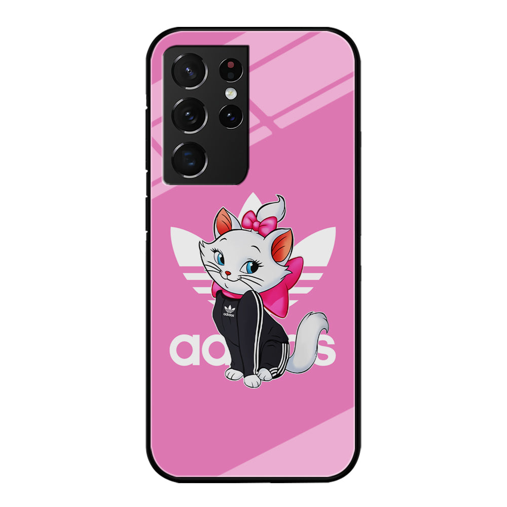 Adidas Marie The White Kitten Samsung Galaxy S23 Ultra Case